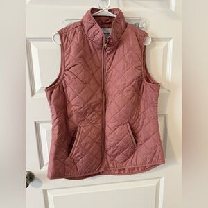 Old Navy Women's Quilted Vest - Mauve